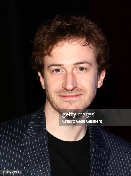 Actor Joseph Mazzello attends the International Day Lunch Award Ceremony at Caesars Palace during CinemaCon, the official convention of the National...