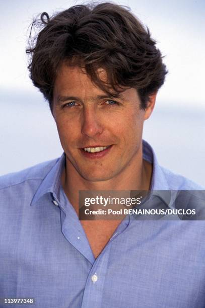 Cannes 95: Hugh Grant At Hotel Of Cap In Cannes, France On May 26, 1995.