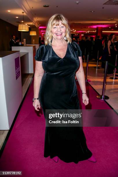 Swedish actress Inger Nilsson attends the Gloria - Deutscher Kosmetikpreis at Hilton Hotel on March 30, 2019 in Duesseldorf, Germany.