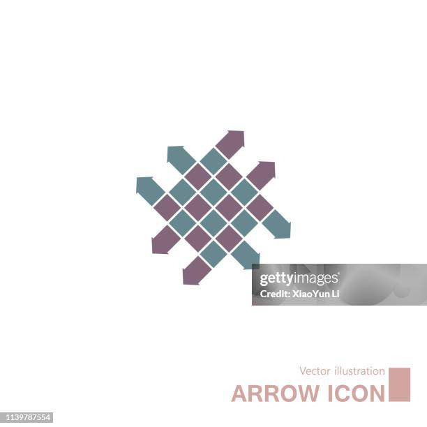abstract arrow symbol design. - weaver stock illustrations
