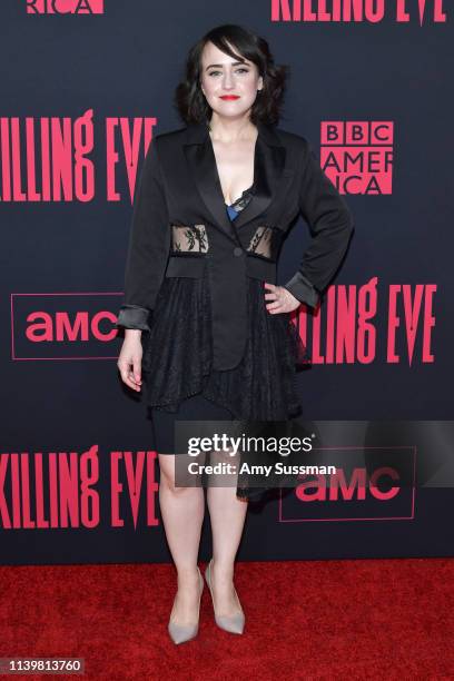 Mara Wilson attends the premiere of BBC America and AMC's "Killing Eve" Season 2 at ArcLight Hollywood on April 01, 2019 in Hollywood, California.