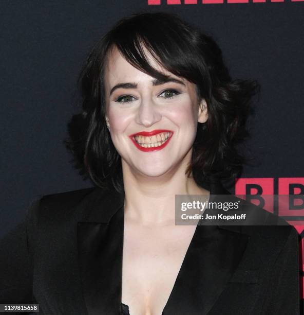 Mara Wilson attends the premiere of BBC America And AMC's "Killing Eve" Season 2 at ArcLight Hollywood on April 01, 2019 in Hollywood, California.