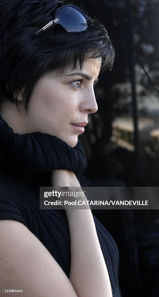 64th Venice Film Festival. Close up of Portuguese actress Anabela Moreira Lucia In Venice, Italy On September 05, 2007-