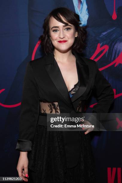 Mara Wilson attends the premiere of BBC America and AMC's 'Killing Eve' at ArcLight Hollywood on April 01, 2019 in Hollywood, California.