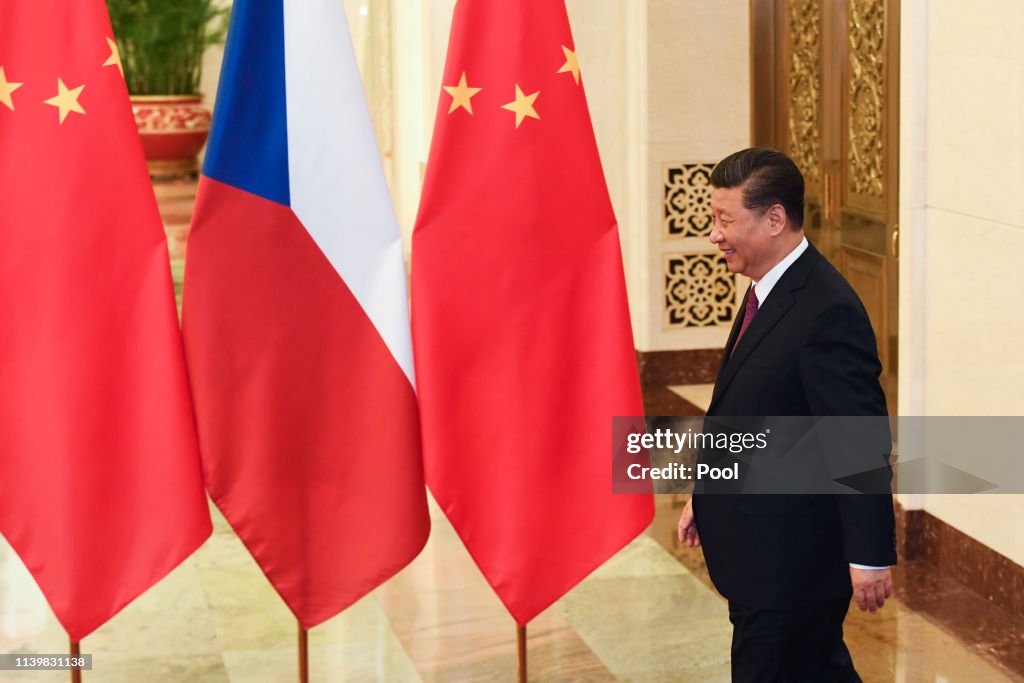 Czech Republic's President Milos Zeman Meets China's President Xi Jinping