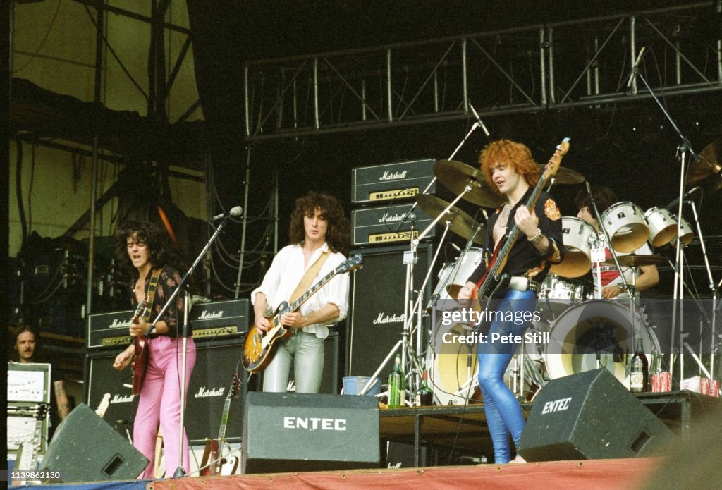 Wild Horses Perform At The Reading Festival In 1979