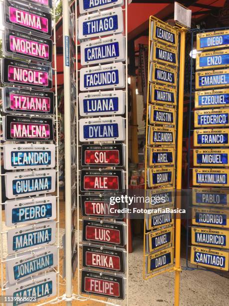 plates with names for sale - spanish language stock pictures, royalty-free photos & images