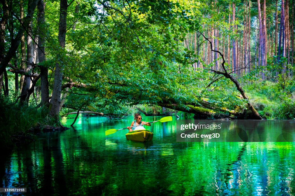 Sommerurlaub mit Kanu in Polen