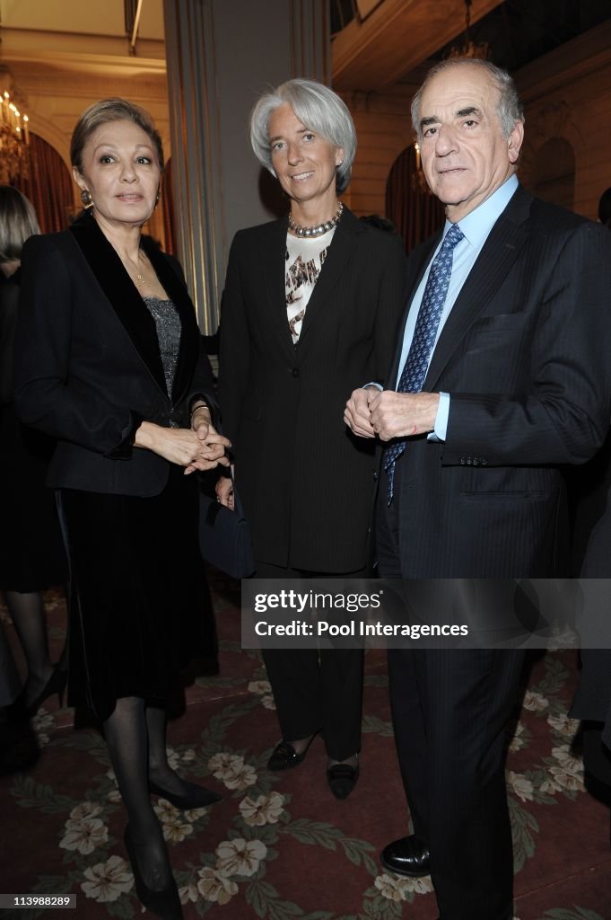 French designers Jean-Louis Scherrer and Sonia Rykiel honored with Officer and Commander of the Legion d'Honneur In Paris, France On January 28, 2009-