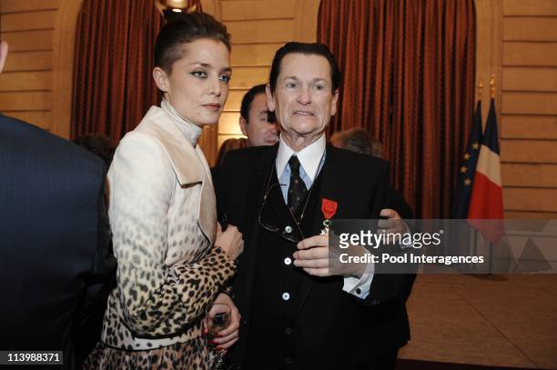 French designers Jean-Louis Scherrer and Sonia Rykiel honored with Officer and Commander of the "Legion d'Honneur" In Paris, France On January 28,...