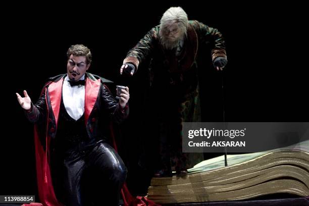 'Faust' staged by director Nicolas Joel premiere in Toulouse, France On June 16, 2009 before its in-residence at Opera Bastille-Giuseppe Filianoti is...