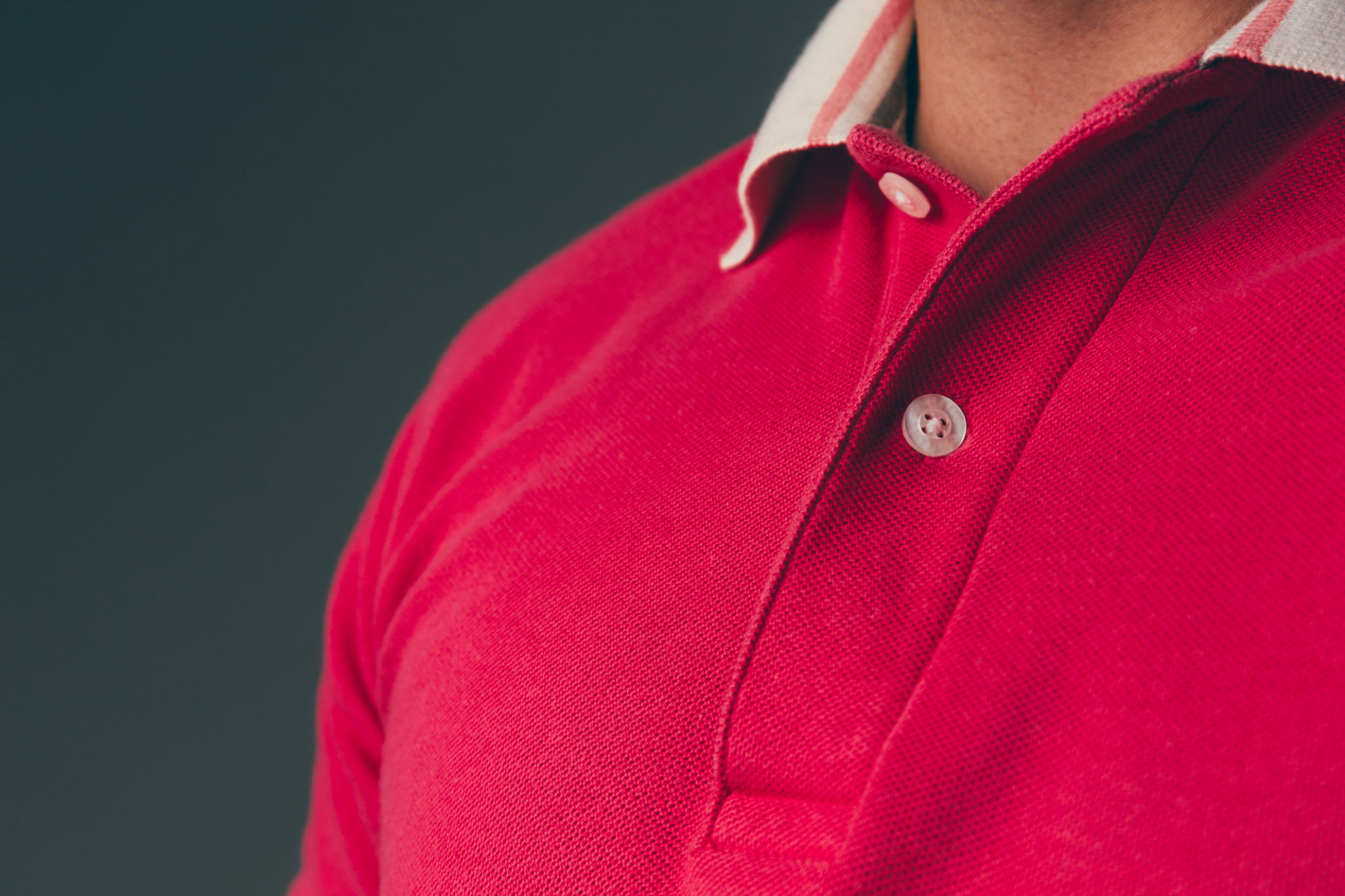 man wearing polo