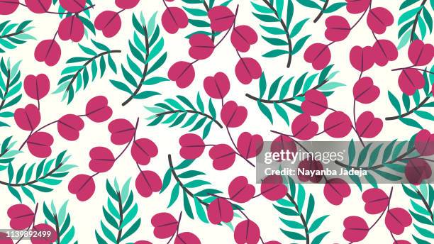 abstract flower pattern background - damask stock illustrations