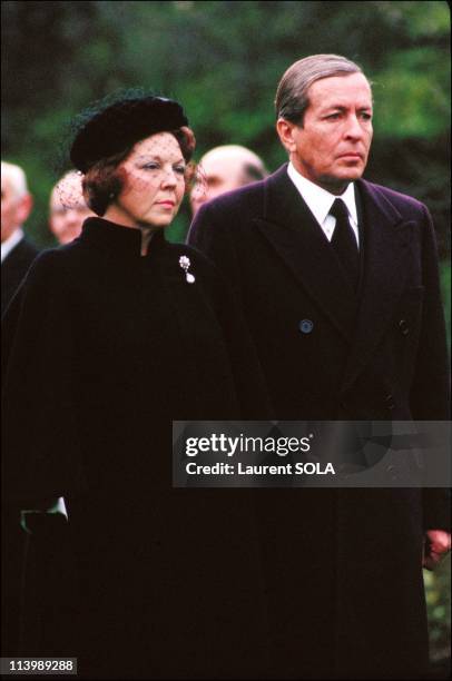 Queen Beatrix and Prince Claus of the Netherlands in Great Britain In London, United Kingdom On November 17, 1982-Queen Beatrix and Prince Claus of...