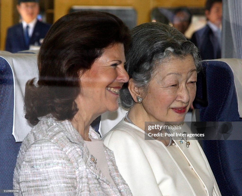 Swedish Royals Visit Japan - Day Three in Tokyo, Japan On March 28, 2007-