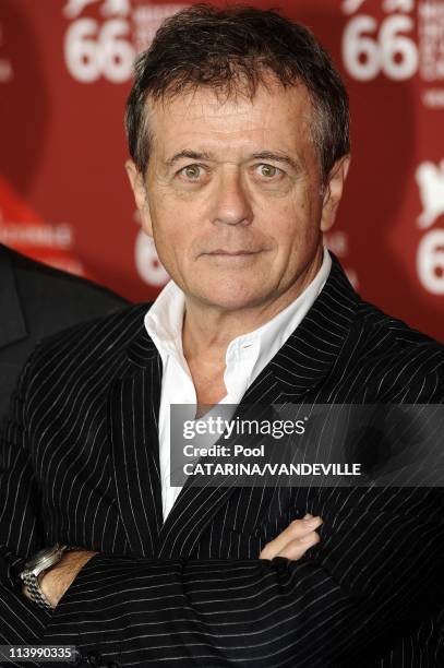 The 66th Venice International Film Festival. Photocall of the French movie 'Persecution' in Venice, Italy On September 05, 2009-Director Patrice...