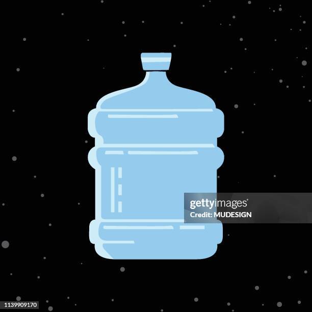 große wasserflasche - gallone stock-grafiken, -clipart, -cartoons und -symbole