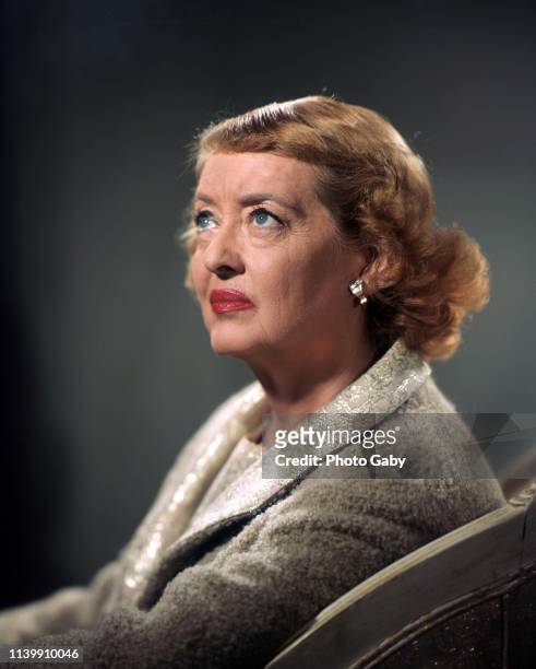 Bette Davis, Academy award winning actress of film, television and theater. Taken in Los Angeles in 1963.