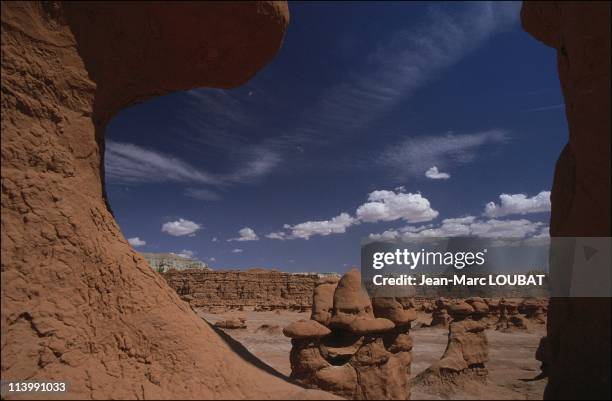 Illustration The United States in 1991-Goblin Valley .