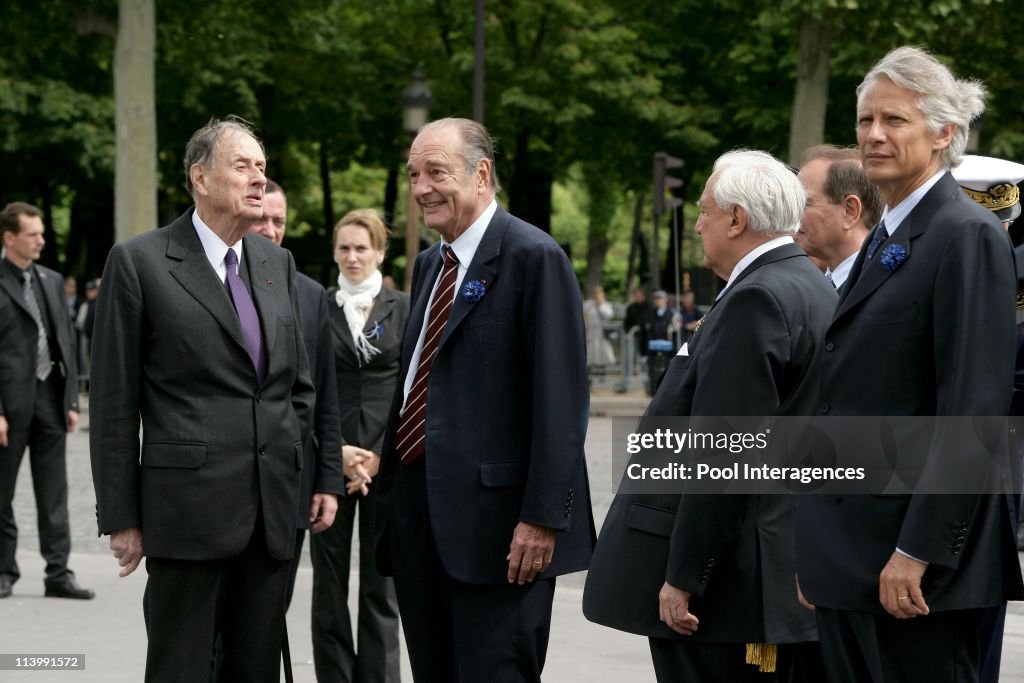 The 62nd anniversary of the end of WW II - Paris, France On May 08, 2028-