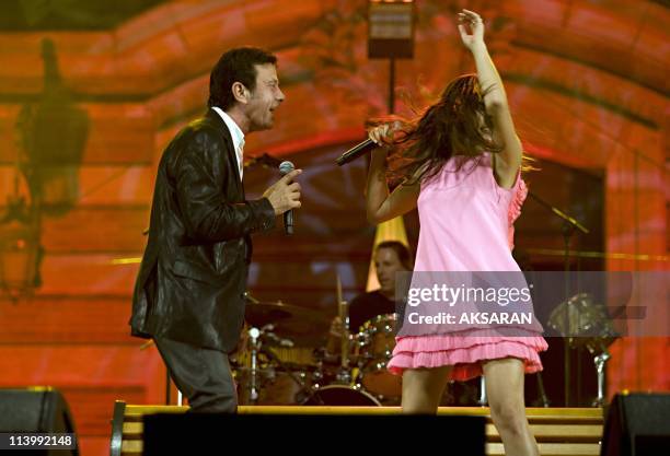 Olivia Ruiz during the tribute concert 'Planet Nougaro' In Toulouse, France On September 09, 2009-Olivia Ruiz sings Nougaro, the star of the "Planet...