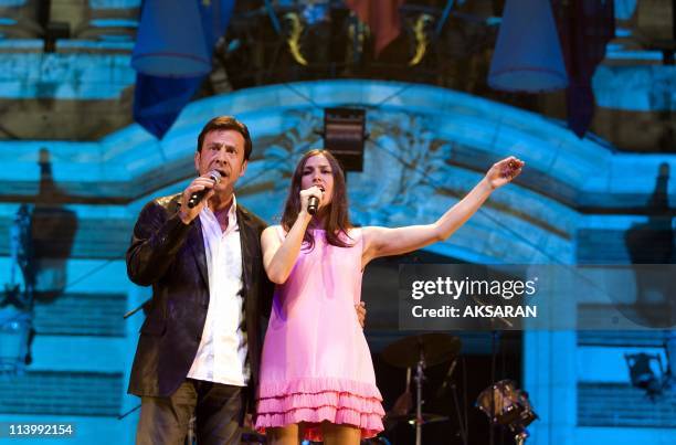 Olivia Ruiz during the tribute concert 'Planet Nougaro' In Toulouse, France On September 09, 2009-Olivia Ruiz sings Nougaro, the star of the "Planet...