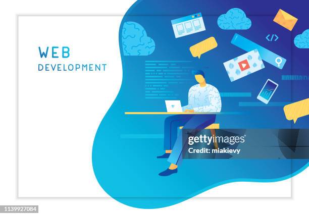 1,058 Guy Using Computer Drawing High Res Illustrations - Getty Images