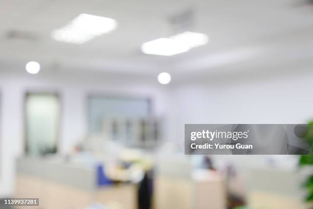 defocus effect of modern business office background,zhongshan,guangdong,china. - blur stock-fotos und bilder