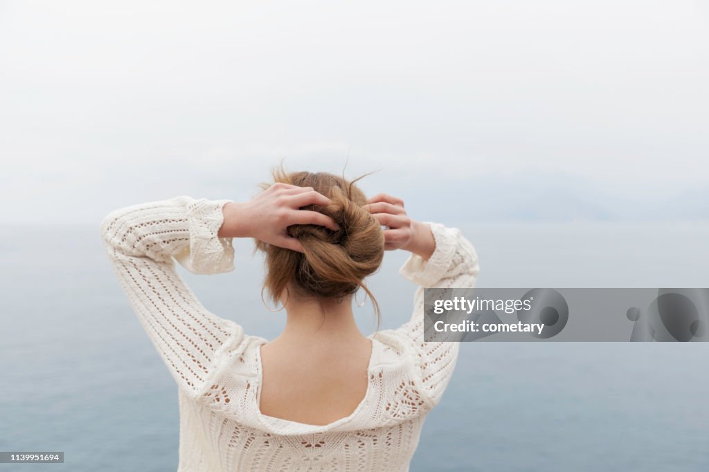Beautiful People Looking Sea