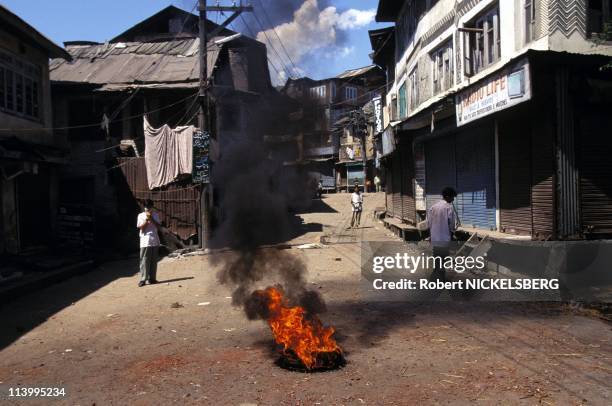 Violence in Kashmir In Charar e Sharif, India In June, 1995.