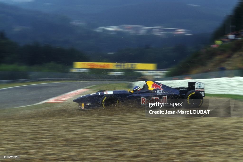 Formula 1 Belgium Grand Prix in Spa-Francorchamps Belgium on August 27, 1995-