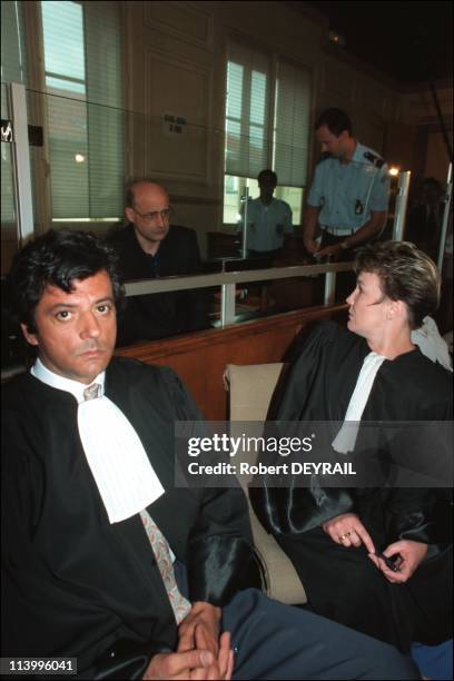 First day of the Jean-Claude Romand case In Bourg en Bresse, France On June 25, 1996.