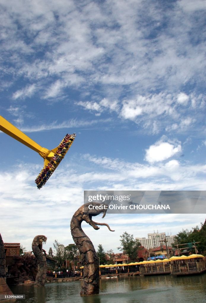 China's Fake Disneyland in Beijing, China on October 18, 2007-