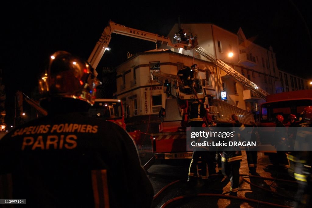 Accidental explosion In Bondy, France On October 30, 2007-