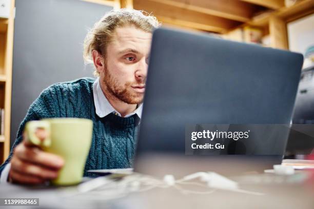 1,486 Man Staring At Computer Stock Photos, High-Res Pictures, and ...