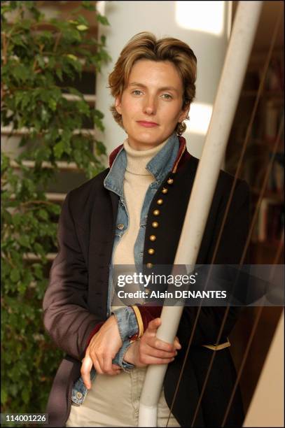 Anna Gavalda, french author In France On May 12, 2004.