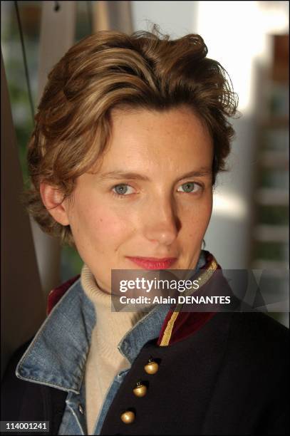 Anna Gavalda, french author In France On May 12, 2004.