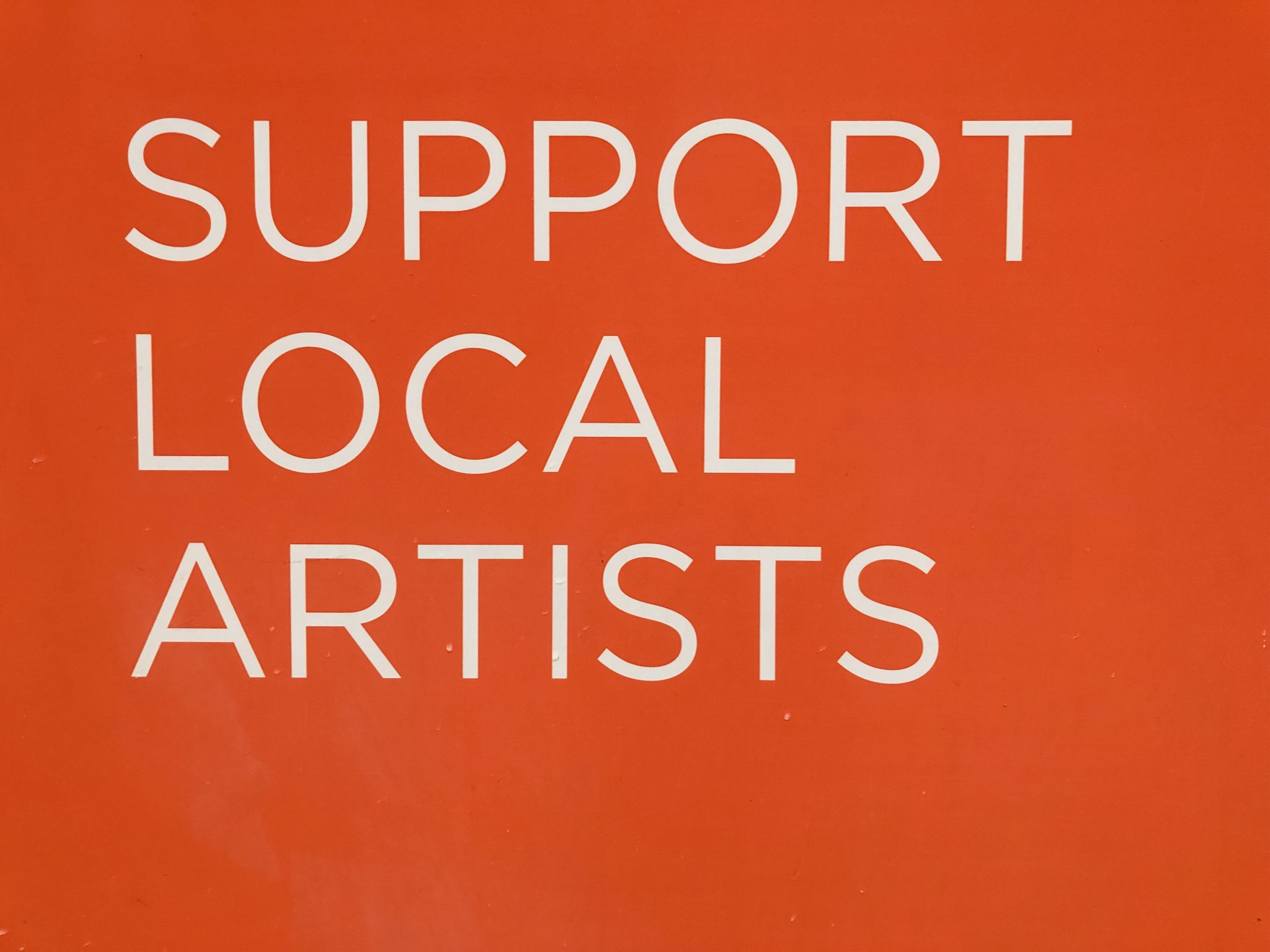 supporting local artists