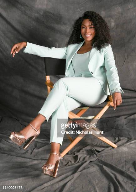 Angela Bassett poses for a portrait at the Jury Welcome Lunch Portraits - 2019 Tribeca Film Festival at Tribeca Film Center on April 25, 2019 in New...