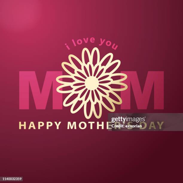 ilustrações de stock, clip art, desenhos animados e ícones de celebrating mother's day - crisântemo