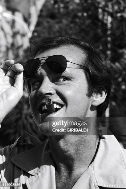 International Film Festival In Cannes, France On May 25, 1974-Jack Nicholson.