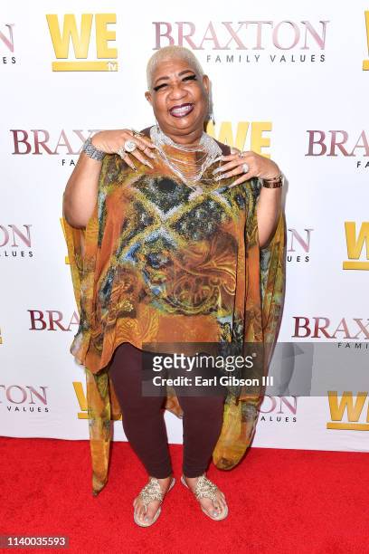 Luenell is seen as We TV celebrates the premiere of "Braxton Family Values" at Doheny Room on April 02, 2019 in West Hollywood, California.