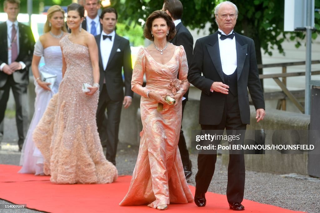 Dinner hosted by the governement of Sweden in Honor for the wedding of H.R.H. Crown Princess Victoria of Sweden and Daniel Westling In Stockholm, Sweden On June 18, 2010-