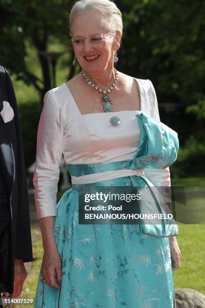 Dinner hosted by the governement of Sweden in Honor for the wedding of H.R.H. Crown Princess Victoria of Sweden and Daniel Westling In Stockholm,...