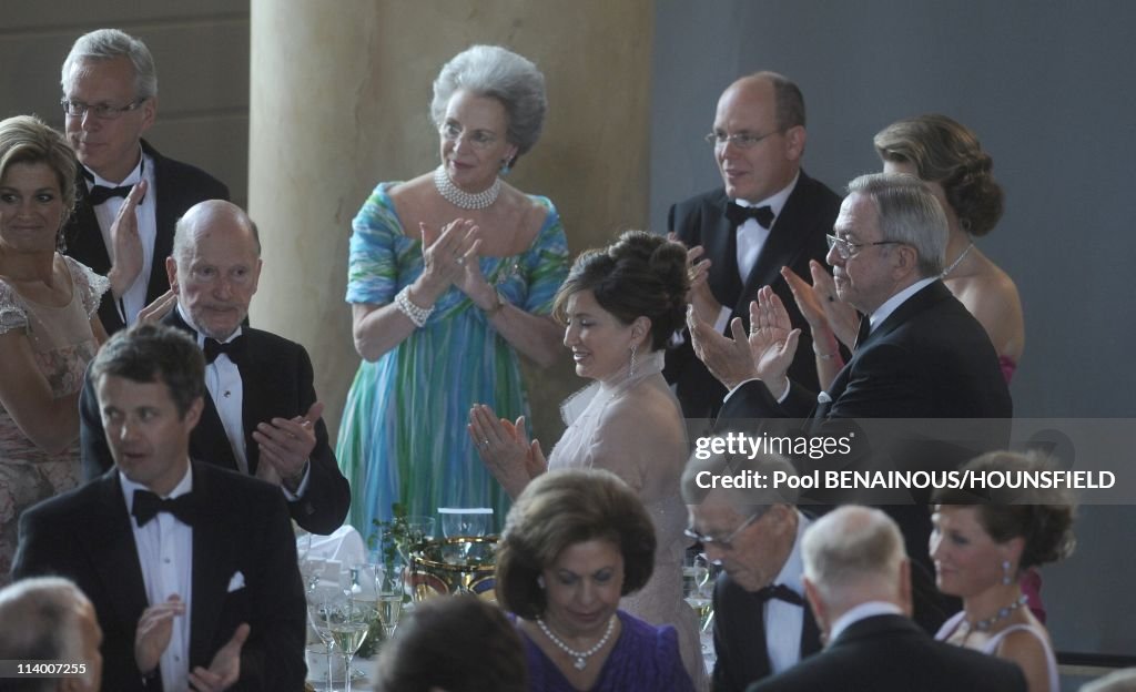 Dinner Hosted by the government of Sweden in honnor of the wedding of Princess Victoria In Stockholm, Sweden On June 18, 2010-