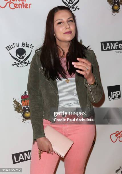 Social Media Personality Adaleta Avdic attends the 7th annual 'Rock Against MS' benefit concert and award show at Los Angeles Theatre on March 30,...