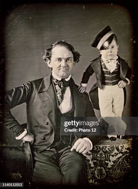 Samuel Root or Marcus Aurelius Root general tom thumb c.1850.