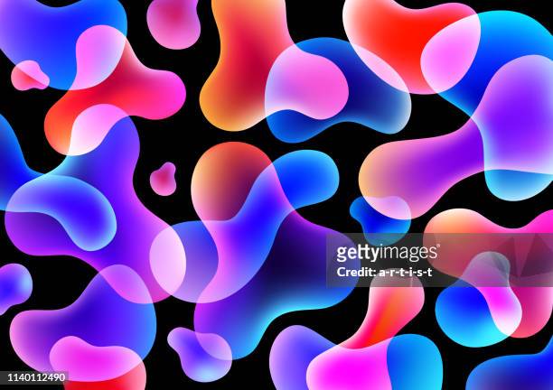 abstract background with bubbles - kreativität stock illustrations