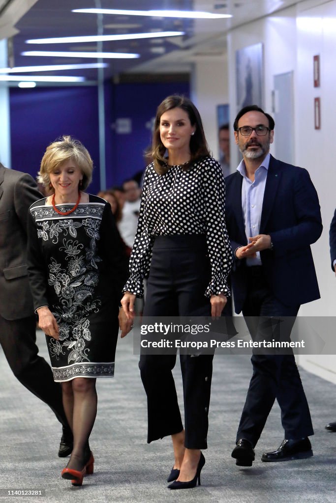 Queen Letizia Of Spain Attends 'Medios De Comunicacion Y Salud Mental' Event In Madrid