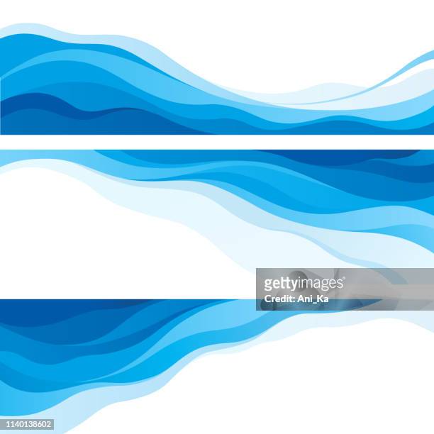 waves - wave pattern stock illustrations